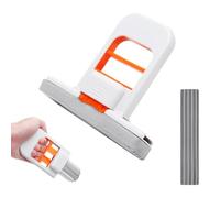 DAWRIS Mini Foldable Desktop Mop Portable Self-Squeeze Cleaning Sponge Mop for Small Spaces, Kitchen, Bathroom, Desk, Glass, Reusable Compact Wet and Dry Mops with Extra Replaceable Head