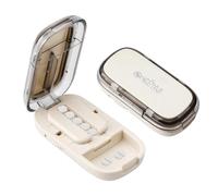 DAWRIS Pill Cutter for Small and Large Pills Tablet Cutter Cutting & Storage 2 in 1 Portable Pill Splitter Tablet Splitter for Multiple Pills Dispenser for Elderly Child Travel Pet