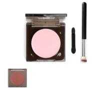 DAWRIS Under Eye Brightener Concealer Pink Concealer Colour Corrector Dark Circles Suitable For Fair And Medium Brown Skin Tones Effectively Brightens Tired Skin One Large Brush And One Small Brush