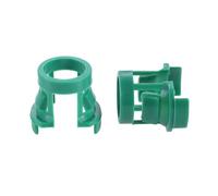 DAWSAXZKL 10PCS Car Transmission Tubing Clamp Clip Fastener Buckle For Old S80 XC90 Plastic Fasteners Auto Accessories Green