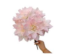 DAWSAXZKL 7 Heads Dahlia Artificial Flowers - Realistic Fake Bouquet for Home Decoration, Wedding Centerpieces, Party Decor(Pink)