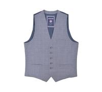 Dawson Checked Waistcoat Lambretta Grey 42