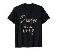 Dawson City Canada Vintage Elegant Design T-Shirt