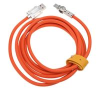 DAWTHTW 120W USB C to USB Cable Fast Charging 180 Degree Rotating Right Angles Head Elbow Charging Cable for Game to C