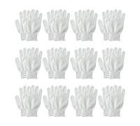 DAWTHTW 24lot Working Comfortable Glove Elegant Color Gloves Work Handling Gloves for Jewelry Showcases Breathable