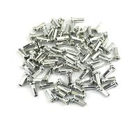 DAWTHTW 8 Color 60 Pcs Cable End Crimps, Bike Cable End Caps, Metal Road Mountain Bikes Brake Tips Shifter, 60Pcs for Each Color Bike Spoke Nipple Bicycle Nipples Bicycle Spoke Cap Wheel Nipples