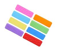 DAWTHTW 8pcs Sensory Pads for Kids Textured Pad Toy for Stress Relief and Concentrate Great for Classroom Teaching Purpose Stress Relief Toy