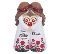 DAWTHTW Sister Sculptures Souls Sister Figurines Unique, Two sisters