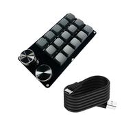 Dawutocap Advanced Programmable Macro Keyboards Mechanical Gaming Keypad Wire Hot Swappable Switches For Efficient Task Execution Multimedia Control Pad
