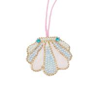 Dawutocap Beaded Sea Animal Keychain Practical Fabric Patches Keyring Accessory Bag Ornament Contemporary Bags Decoration Marine Life Fabric Keychain