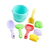 Dawutocap Bright Color Sandcastle Building Sand Tool Set For Outdoor Play With Essential Tool And Sand Bucket For Beach Play Beach Toy Children