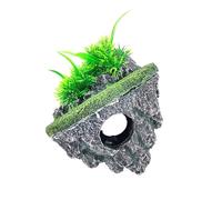 Dawutocap Delicate Landscape Sacred Stone Cave Terrarium Hideouts Shrimp Hideouts Statue Aquarium Habitat Decorations