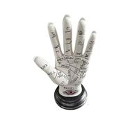 Dawutocap Detailed Palmistry Themed Art Piece Sculpture Tell Palms Reading Mystical Statue for Home Office Cultural Ambiances Office Desk Mystical Hand Statue