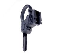 Dawutocap Easy Install Bike Headlamp Holder Vibration-Resistant Clamp for Flat Handlebars Quick Release & Construction Bike Light Mount for Flat Handlebars