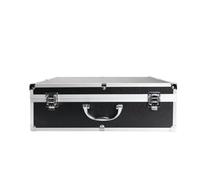 Dawutocap Hard Shell Carrying Case for Mic Systems Storage Camera Gear Transportation Aluminum Build Customizable Foam