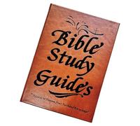 Dawutocap Leather Bible Study Guide Notebook With Studying Tips And Vocabulary Definition 66 Pages For Journaling Note Taking Study Journal