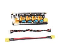Dawutocap Multiple Port Battery Charging Board 40A XT60 XT30 2-6S Cells 4-Way Includes Features For Home Use