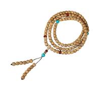 Dawutocap Natural Wood Beaded Bodhi Buddhist Prayer Beads Chain for and Spiritual Wellness Buddhist