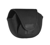 Dawutocap Portable Fishing Reel Bag Spinnings Roll Cover Bag Baitcasting Trolling Fishing Reel Protective Cover, black, 20x16.5