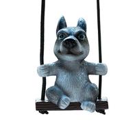 Dawutocap Safe Driving Dog Car Accessories Small Design Resin Dashboards Decoration Swinging Hanging Adornment Texture User Friendly Decors