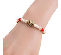 Dawutocap Traditional Nepalese Braided Including Natural Turquoise Stone and Long Lasting Alloy Design for Everyday Wear Nepalese Handmade Cord