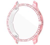 Dawutocap Watch Cover Imitation Diamond Protective Case for Smartwatch Unisex Electroplated Soft Case Shell
