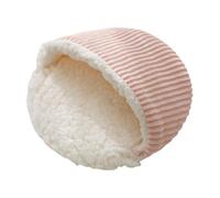 Dawutocap Winter Warm Hamster Bed Mat Soft Plush Flannelette Small Pet Bedding Breathable Wicking Small Animal Nest