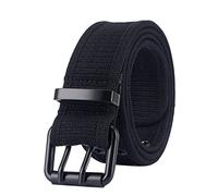 Dawwoti Web Canvas Belts for Men & Women, Double Hole Grommet Webbing Waist Belt Business Belt