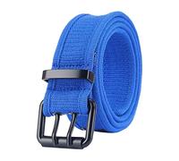 Dawwoti Web Canvas Belts for Men & Women, Double Hole Grommet Webbing Waist Belt Business Belt