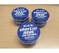 DAX Short & Neat Blue - Light Hair Dress 99g X3 JUST £18.49 FREE POST WOW