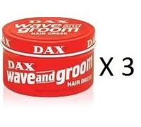 Dax Wave and Groom Hair Dress, 3.5 Ounce (Pack of 3) by DAX