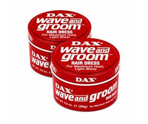Dax Wave & Groom Hair Dress 3.5 oz. Jar (Pack of 2)