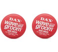 Dax Wax Red Wave and Groom For Maximum hold, light shine 99g Tin ( Pack of 2 )