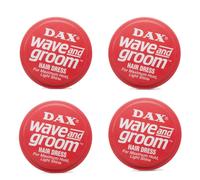 Dax Wax Red Wave and Groom For Maximum hold, light shine 99g Tin ( Pack of 4 )