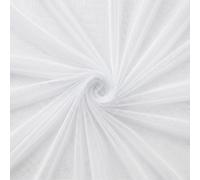 Daxiangsheng Premium Polyester Tulle Mesh Fabric, 1.6m×10m White 1Pcs | Lightweight Polyester with Sheer Texture, 1.6x10m Size, Easy to Cut and Sew without Fraying, Great for Wedding or DIY Crafts