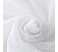 Daxiangsheng Premium Tulle Mesh Fabric for DIY, 1.6m×3m White 1Pcs | Lightweight Polyester with Sheer Texture, 1.6x3m Size, Easy to Cut and Sew without Fraying, Great for Wedding or DIY Crafts