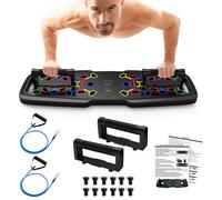 Daxiongmao Push-Up Board, 20 in 1 Push-Up Board, Home Gym, Training Muscles Fitness Equipment, Push-Up Standing Muscle Exercise Push-Up Training Portable Men and Women Push-Up Equipment (Black)