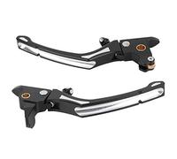 DAXJEROL 2Pcs Brake Clutch Handle T6 Aluminum, Motorcycle Brake Clutch Levers, Adjustable CNC Anodized Lever Set with 1-6 Position Adjuster for Touring FLHT FLHX FLTR 2014-2016