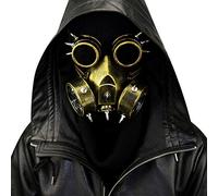 Daxoon Steampunk Gas Mask Goggles Spikes Retro Gothic Punk Mask for Halloween Masquerade Cosplay