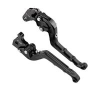 DAXRIVO Motorcycle Brake Clutch Levers Brake Clutch Levers for Yamaha XVS125 for Virago Motorcycle Accessories Handle(Black)