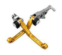DAXRIVO Motorcycle Brake Clutch Levers for Honda CRF250L 2012-2021 2020 2019 2018 Pivot Brake Clutch Levers Motorcycle Parts Racing Brakes Handle(Yellow)