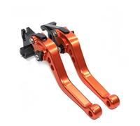 DAXRIVO Motorcycle Brake Clutch Levers for Kawasaki Z900 Z 900 2017-Present 3D Short Clutch Lever Brake Set Adjustable Handle Levers(Orange)