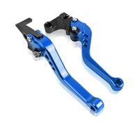 DAXRIVO Motorcycle Brake Clutch Levers for Yamaha FZ6 FZ 6 Short&Long Brake Clutch LeversMotorcycle CNC Handles Lever(Short-Blue)