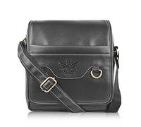 DAXTON Synthetic Leather Crossbody/Travel Bag/Office Slingbag For Boys…, Black, Sling Bag