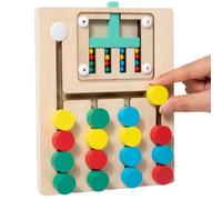 DAXUQIL Wooden Ball Rolling Positioning Game for Kids, Color Sorting & Path Planning Toy, Early Education Puzzle for Logical Thinking & Hand - Eye Coordination, Gift for 3+ Years Old