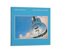 DAXXIN Dire Straits Brothers In Arms 16 Canvas Poster Bedroom Decor Sports Landscape Office Room Decor Gift Frame-style 16x16inch(40x40cm)