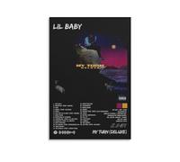 DAXXIN Lil Baby My Turn 10 Canvas Poster Wall Art Decor Print Picture Paintings for Living Room Bedroom Decoration Unframe-style 12x18inch(30x45cm)