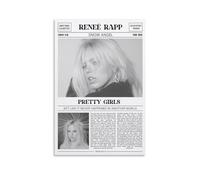 DAXXIN Renee Rapp Retro Newspaper Print Canvas Poster Bedroom Decor Sports Landscape Office Room Gift Unframe-style 12x18inch(30x45cm)