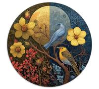 Day And Night Are Equal, Spring, Flowers, Birds Puzzle 1000pcs (67.5x67.5cm) Erwachsene Puzzle,Home Decor