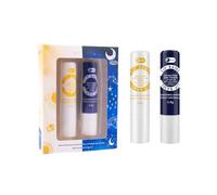 Day And Night Lip Balm Set, 2 Pack Beeswax Moisturizing Lip Care For Dry/Chapped Lips, 24H Hydrating Tender Lip Balm For Daytime Protection And Nighttime Repair, for Women & Girls